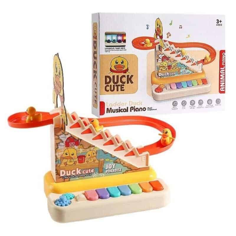 Duck Climbing Toy with Piano Duck climbing toy with a built-in piano keyboard