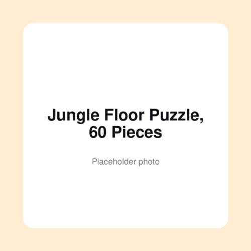 Jungle Floor Puzzle, 60 Pieces - placeholder photo Jungle Floor Puzzle, 60 Pieces, placeholder photo